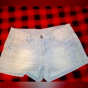 Denim shorts